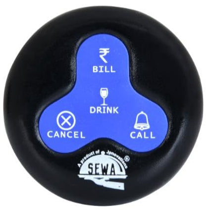 Waiter Calling System ( Pack of 1 Display and 10 Multi Key Waterproof Buttons)
