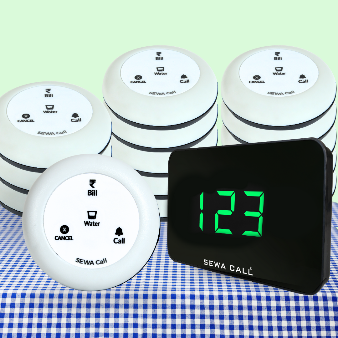 Peon & Waiter Calling Bell – Reliable & Easy to Use ( 14 Multi key Calling Buttons with 1 Display)