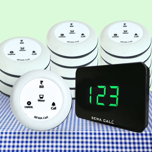 Peon & Waiter Calling Bell – Reliable & Easy to Use ( 14 Multi key Calling Buttons with 1 Display)